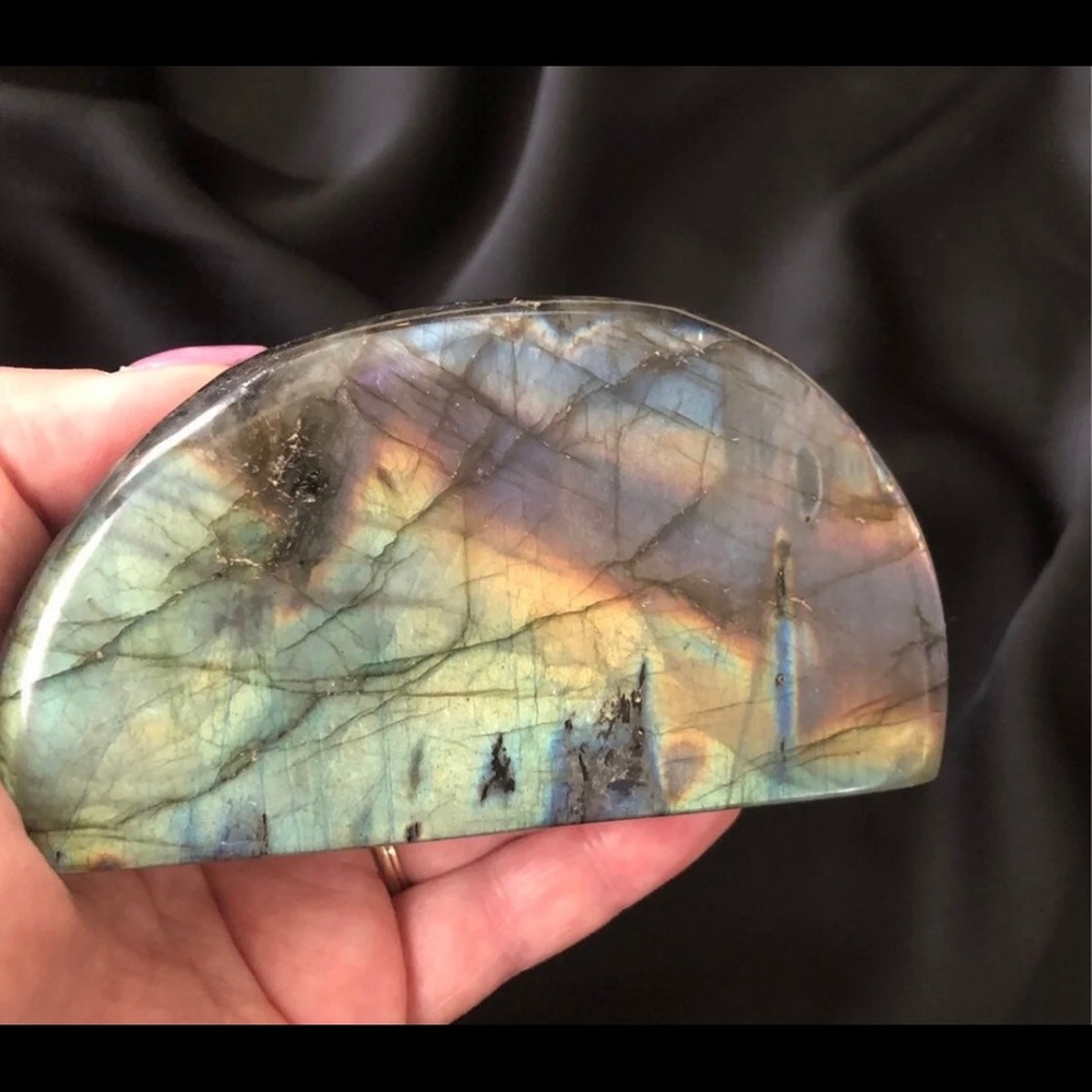 Rainbow Flash Labradorite Free Form